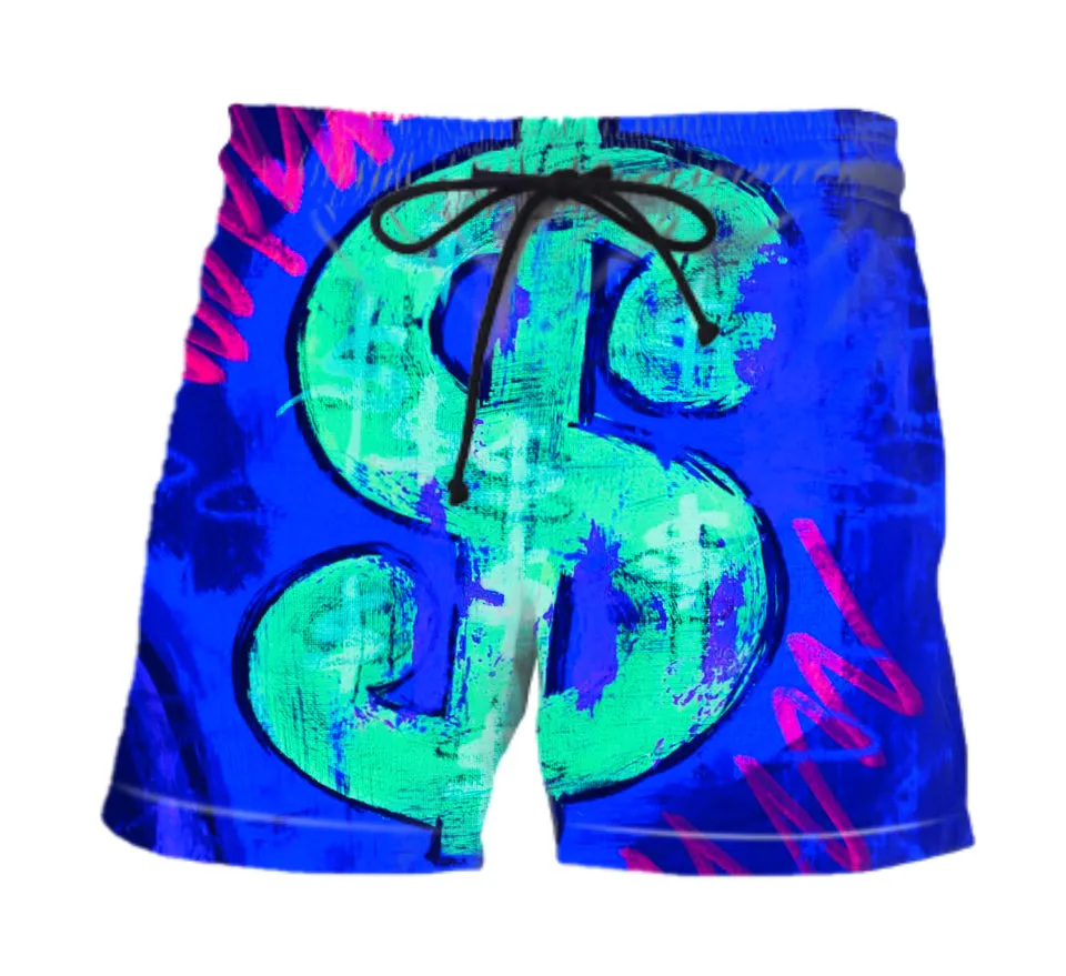 $ GREEN BATHING SUIT / SHORTS