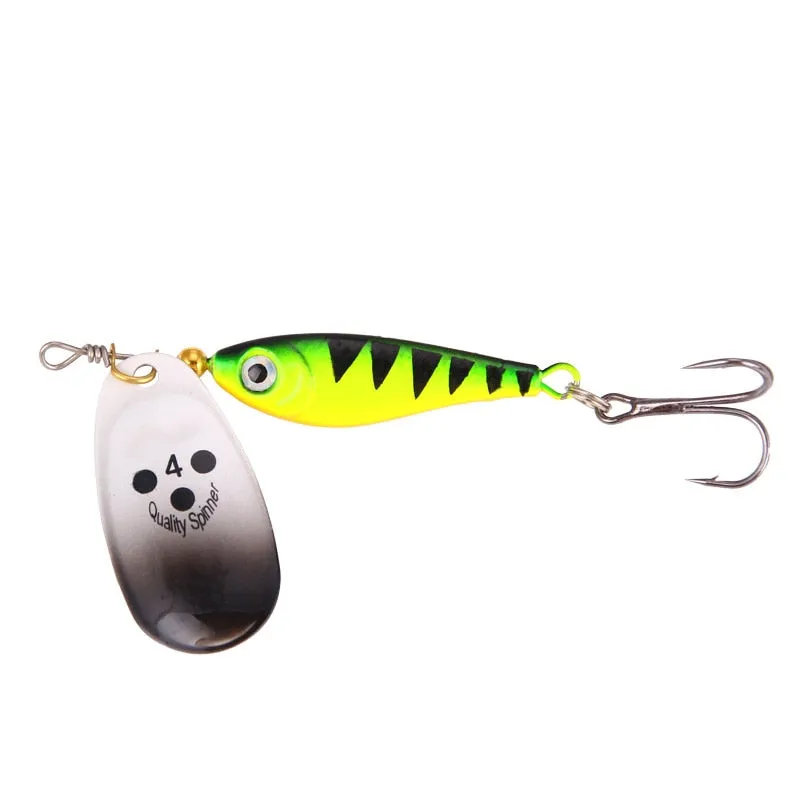 1PCS Rotating Metal Spinner Fishing Lure Hard Bait11g15g20g Artificial Bait Wobblers Fishing Bait Carp Bass Pike Fishing Tackle