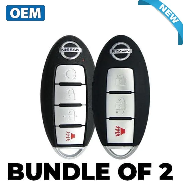 2 x 2018-2021 Nissan Kicks Rogue / 3- & 4-Button Smart Keys / KR5TXN1 & KR5TXN3 (OEM) (BUNDLE OF 2)