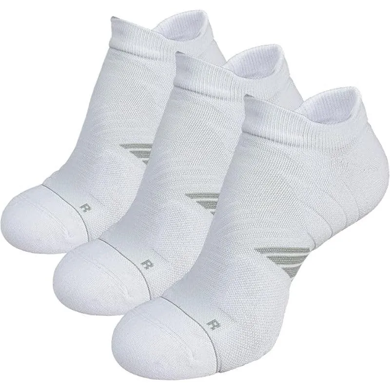 3-Pack Anti-Blister Running Socks - No Show and Comfortable