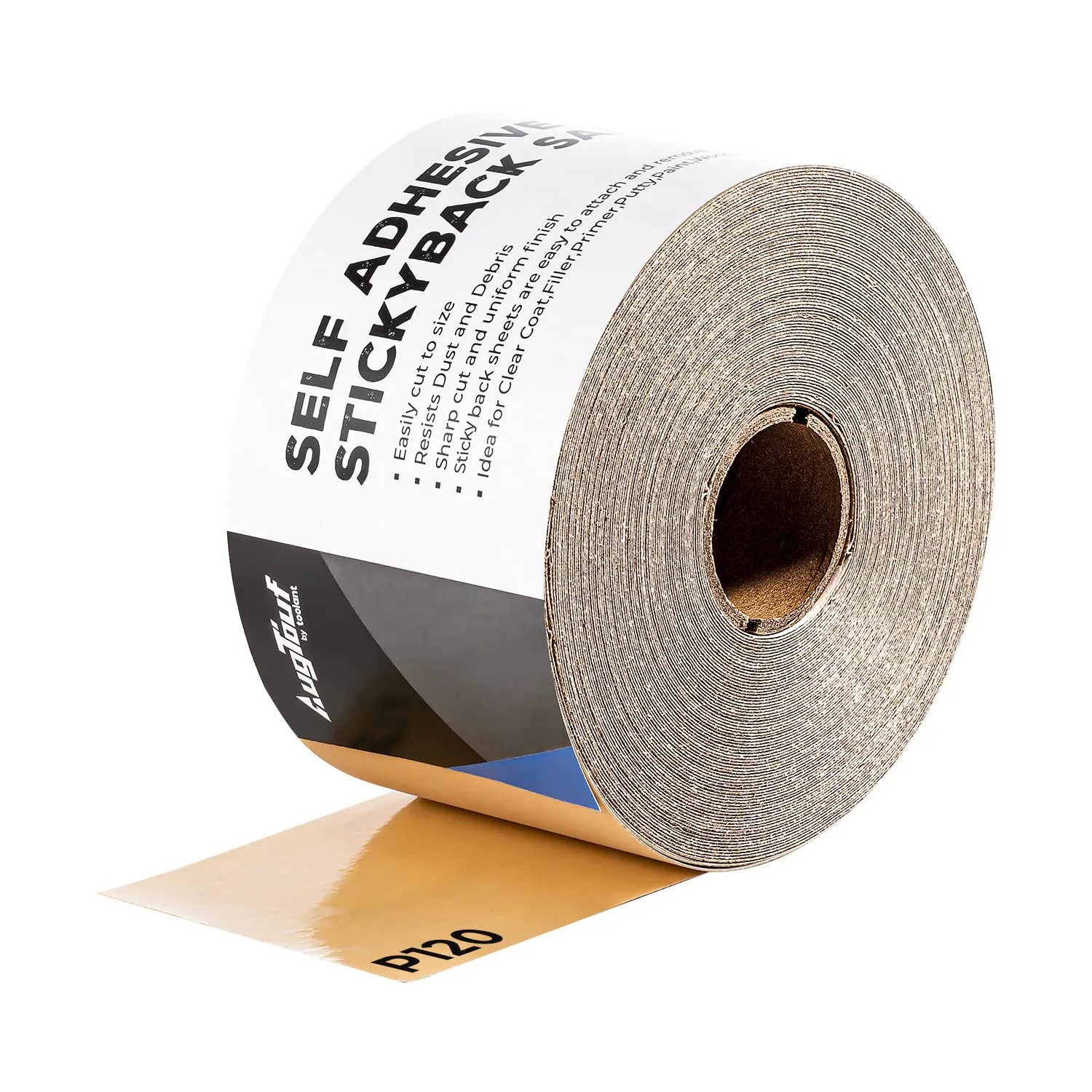 60-1000 Grit Sandpaper Roll, Longboard Self Adhesive Sanding Blocks