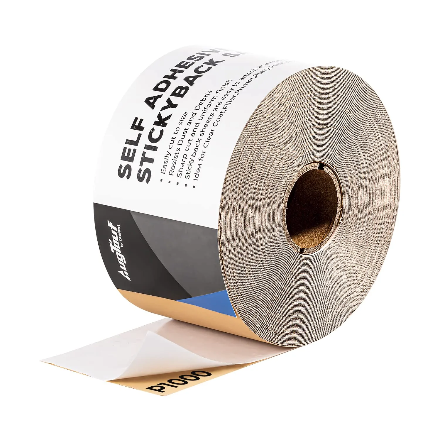 60-1000 Grit Sandpaper Roll, Longboard Self Adhesive Sanding Blocks