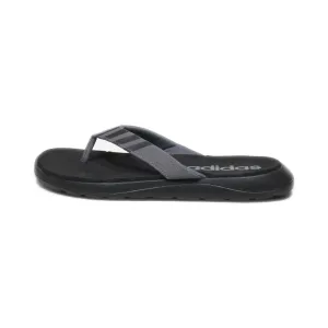 Adidas Comfort Flip Flops Leather Black Colour For Men