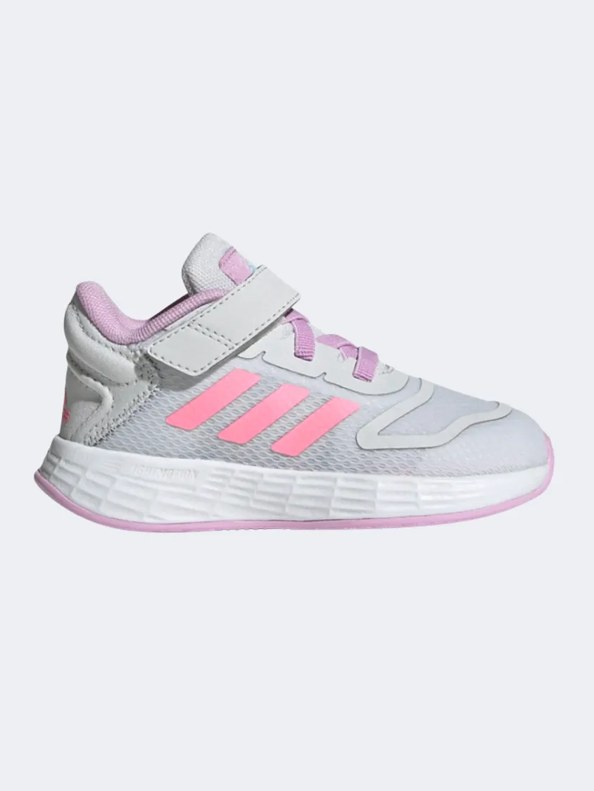 Adidas Duramo 10 Infant-Girls Running Shoes Grey/Pink/Purple