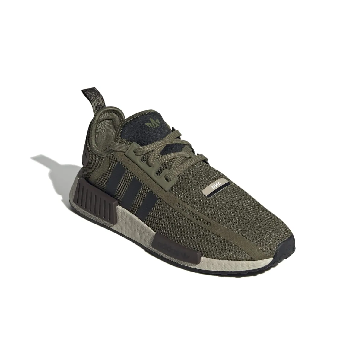 ADIDAS IG5534 NMD_R1 MN'S (Medium) Olive/Black/Olive Mesh Running Shoes