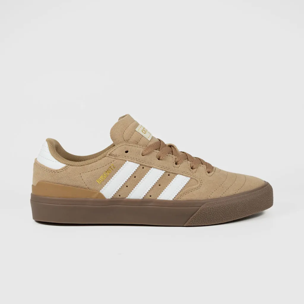 Adidas Skateboarding - Busenitz Vulc 2 Shoes - Cardboard / Chalk White / Gold Metallic