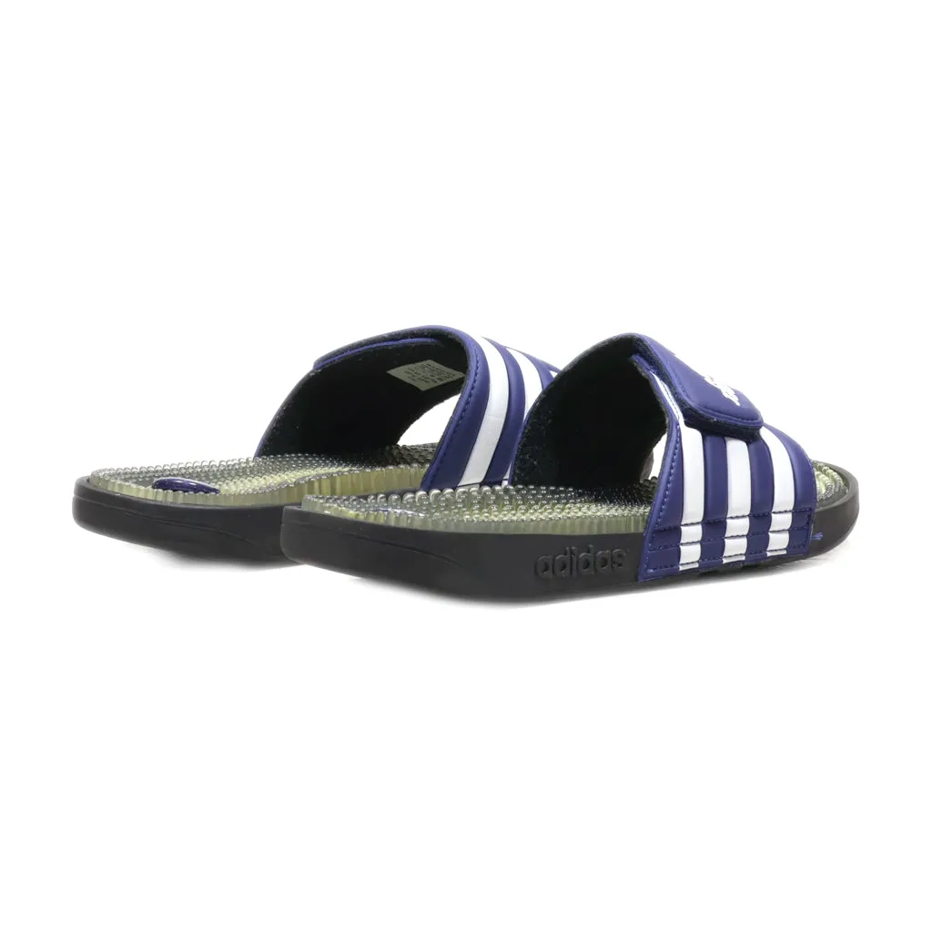 Adidas Sliders Leather Blue Colour For Men