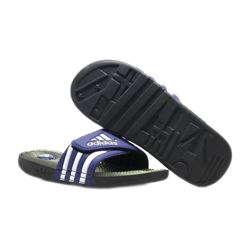 Adidas Sliders Leather Blue Colour For Men