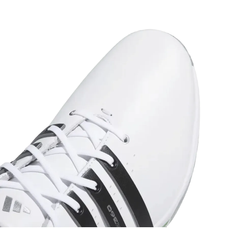 Adidas Tour360 24 Wide Golf Shoes - White/Green