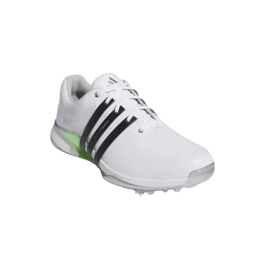 Adidas Tour360 24 Wide Golf Shoes - White/Green