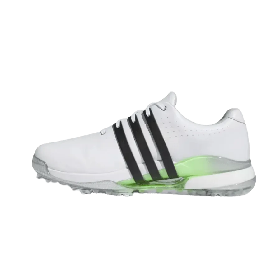 Adidas Tour360 24 Wide Golf Shoes - White/Green