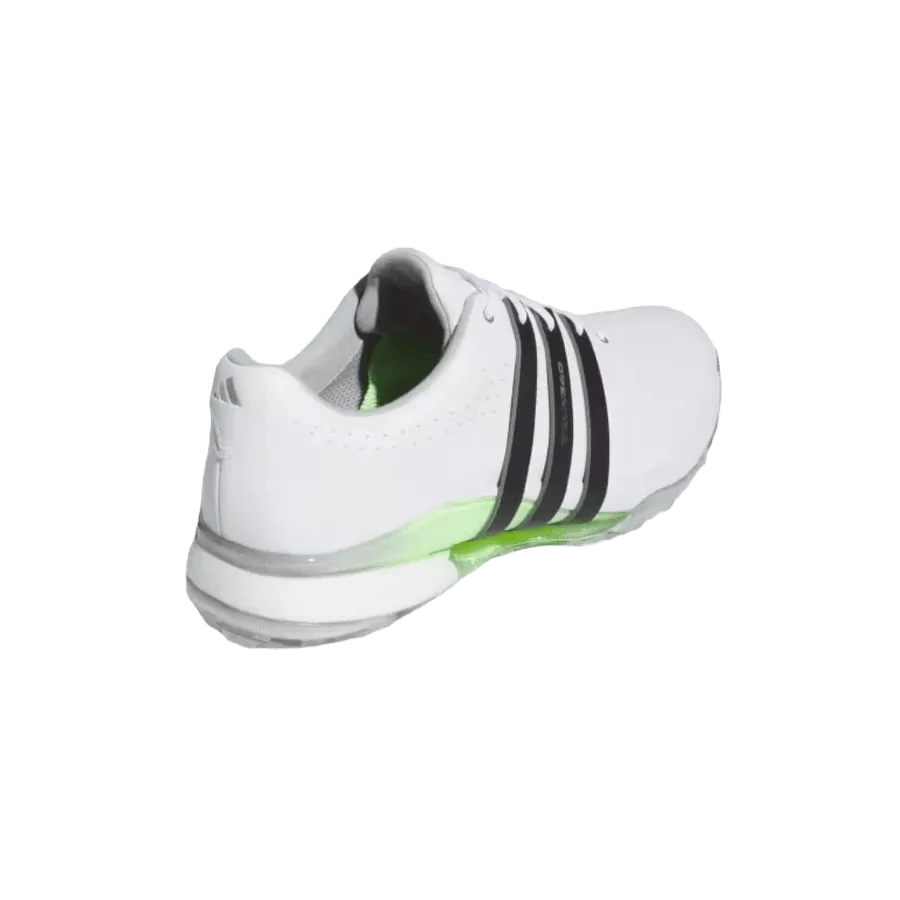 Adidas Tour360 24 Wide Golf Shoes - White/Green