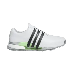 Adidas Tour360 24 Wide Golf Shoes - White/Green