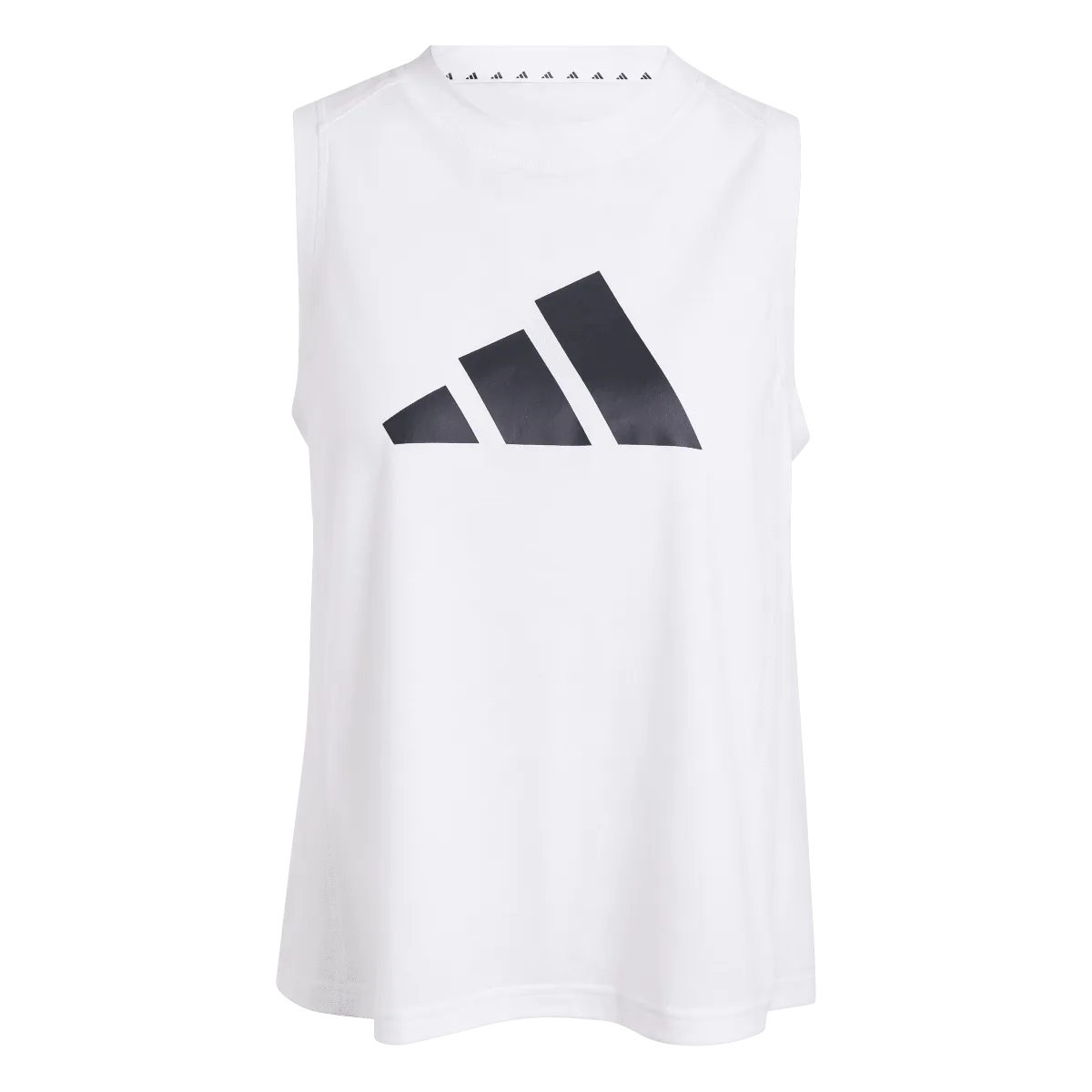 adidas Training Essentials Logo Tank Top - Womens - White/Black