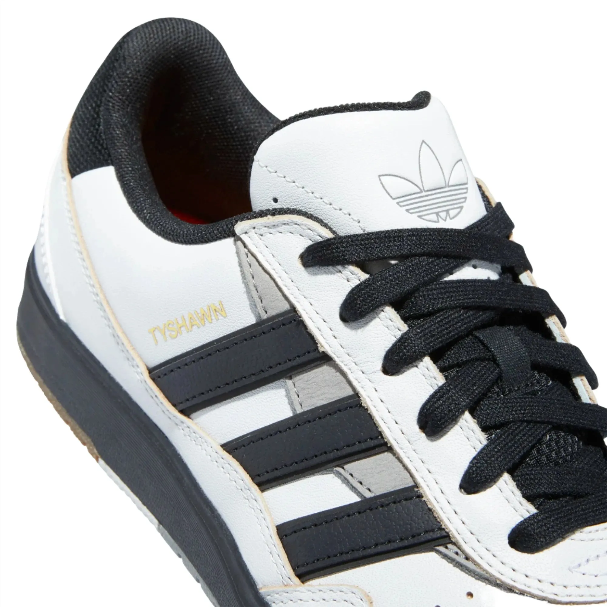 Adidas Tyshawn II Skateboard Shoe - Crystal White/Core Black/Grey