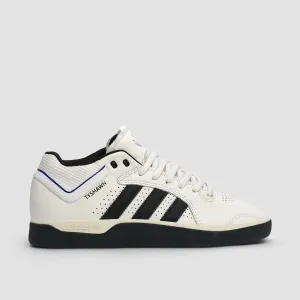 adidas Tyshawn Shoes - Cloud White/Core Black/Purple