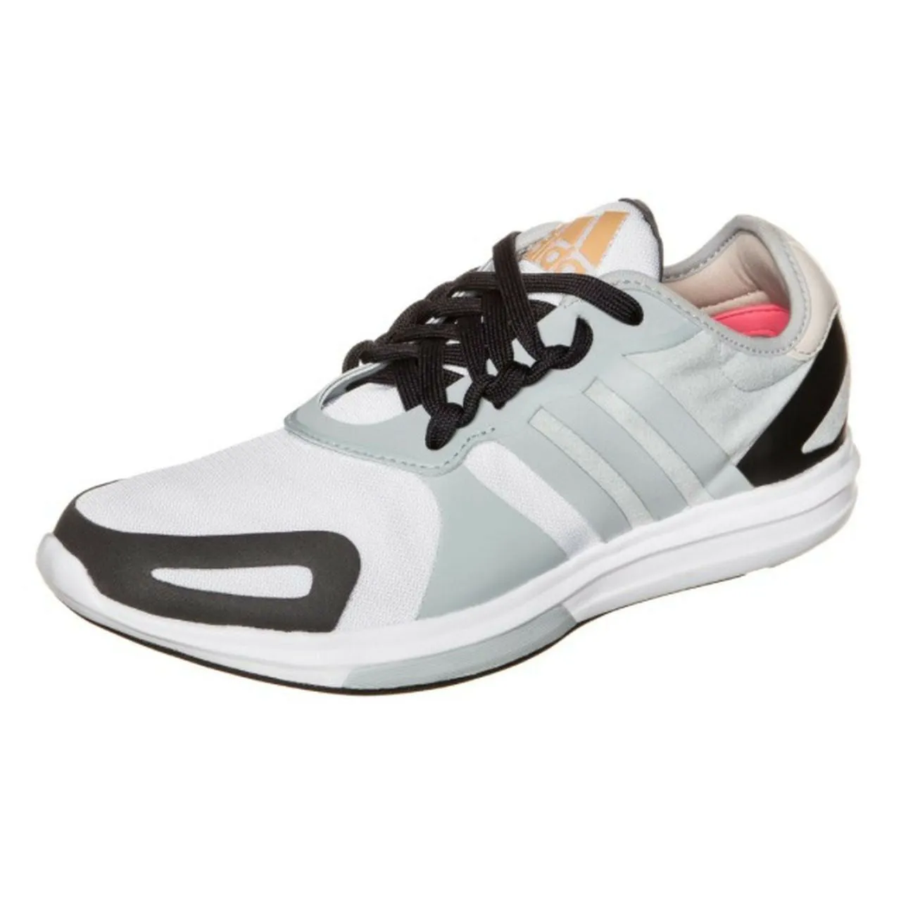 Adidas Womens Yvori Stella Sport Training Gym Sport Runners White Silver Shoes