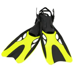 Adjustable Swimming Diving Fins Professional Diving Equipment For Adults, Size: M(Yellow)