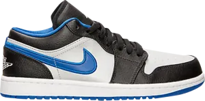 Air Jordan 1 Low Black Game Royal sneakers, black