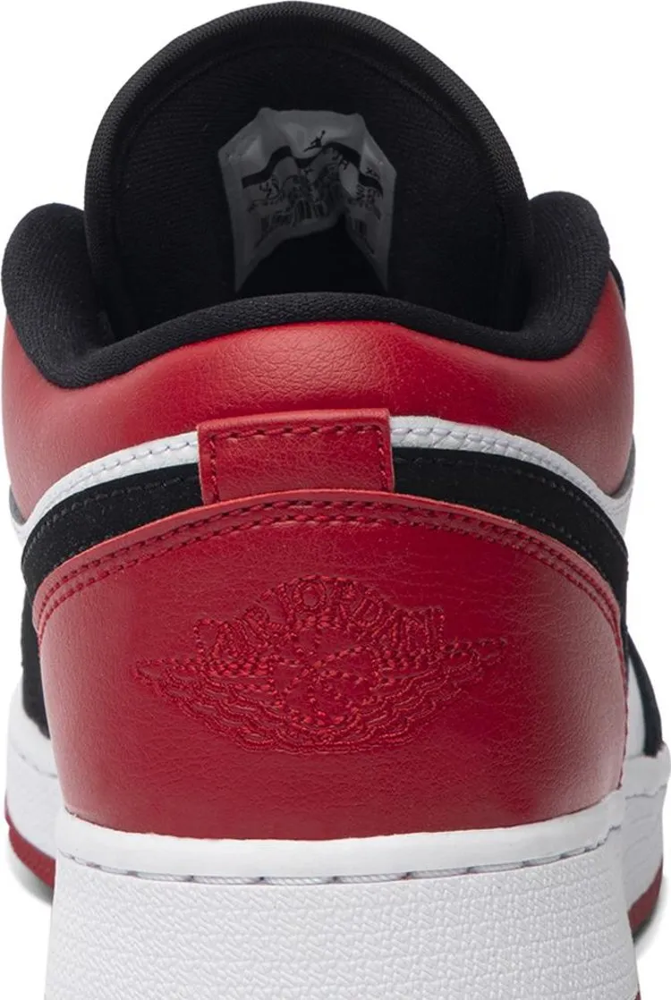 Air Jordan 1 Low GS Black Toe sneakers, white