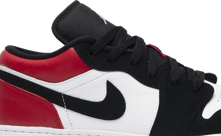 Air Jordan 1 Low GS Black Toe sneakers, white