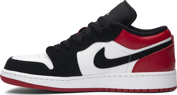 Air Jordan 1 Low GS Black Toe sneakers, white