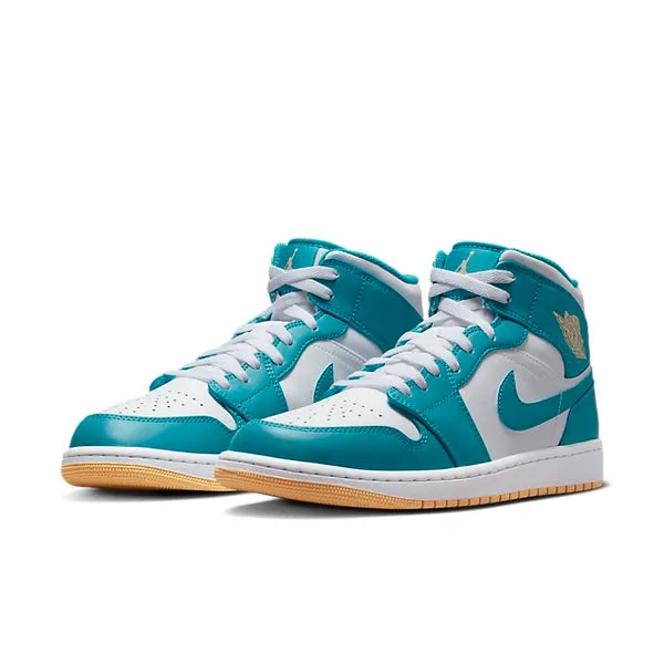 Air Jordan 1 Mid 'Aquatone' Blue