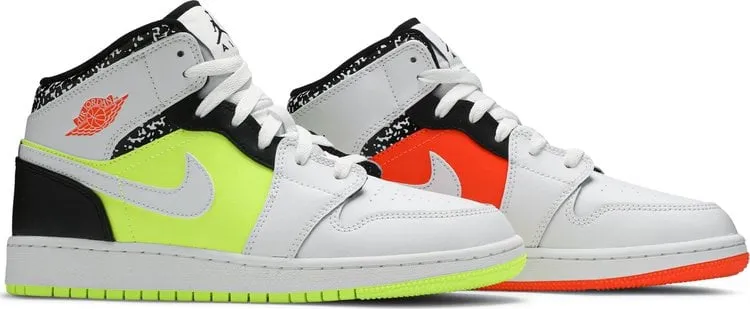 Air Jordan 1 Mid GS Notebook sneakers, white