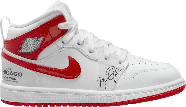 Air Jordan 1 Mid PS Rookie Season sneakers, white