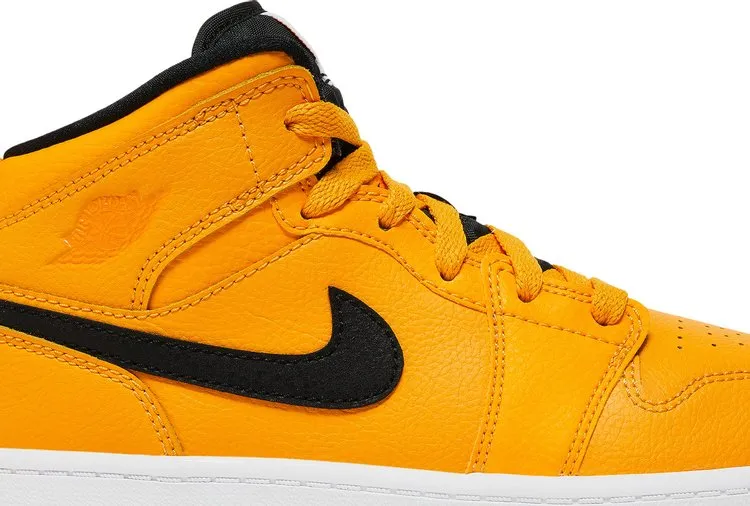 Air Jordan 1 Mid PS University Sneakers, Yellow