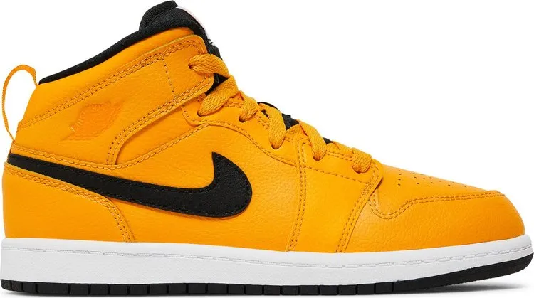 Air Jordan 1 Mid PS University Sneakers, Yellow