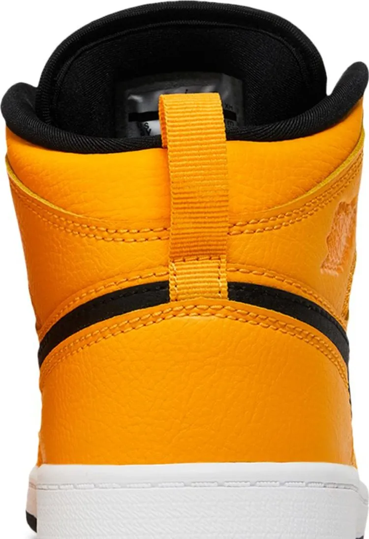 Air Jordan 1 Mid PS University Sneakers, Yellow