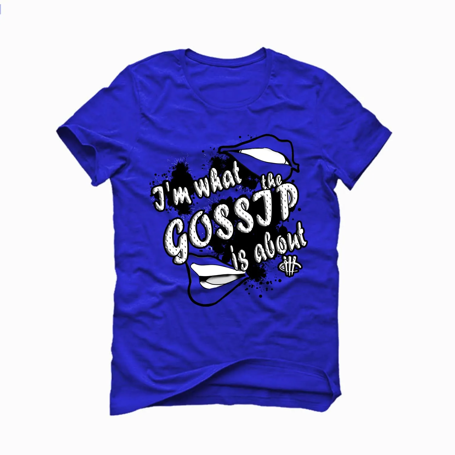 Air Jordan 12 WMNS “Hyper Royal” Royal Blue T-Shirt (Gossip)