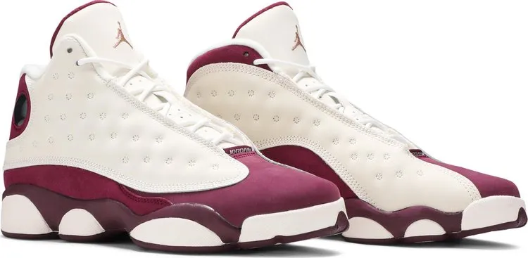 Air Jordan 13 Retro GS Bordeaux sneakers, white