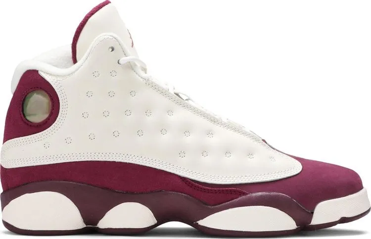 Air Jordan 13 Retro GS Bordeaux sneakers, white