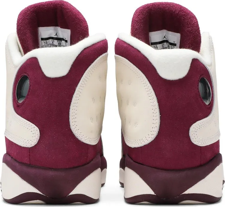 Air Jordan 13 Retro GS Bordeaux sneakers, white