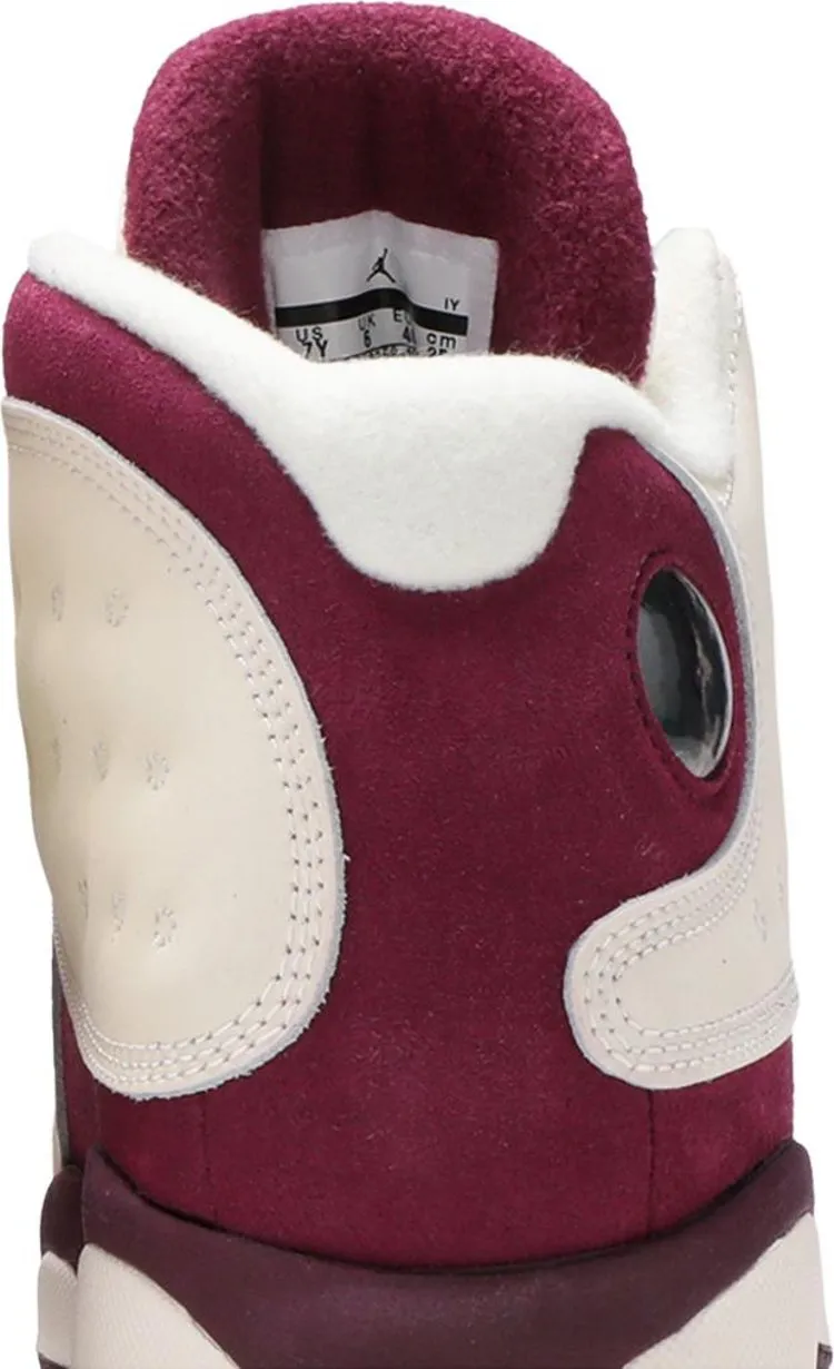 Air Jordan 13 Retro GS Bordeaux sneakers, white