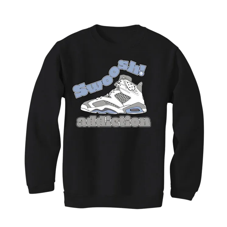 Air Jordan 6 Cool Grey - Black T-Shirt (swoosh addiction)