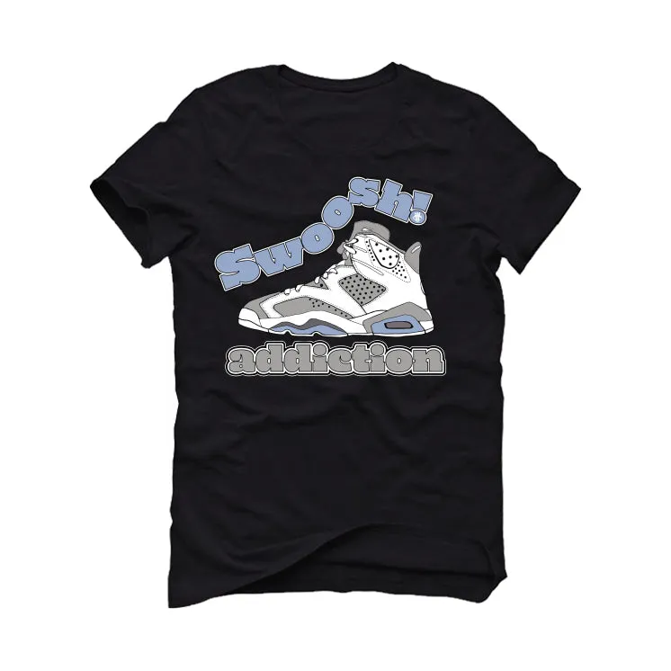 Air Jordan 6 Cool Grey - Black T-Shirt (swoosh addiction)