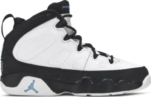 Air Jordan 9 Retro PS University Blue sneakers, white