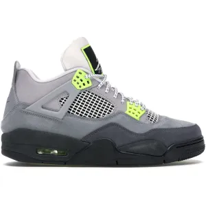 Air Jordan Retro 4 SE 95 "Neon Green" GS