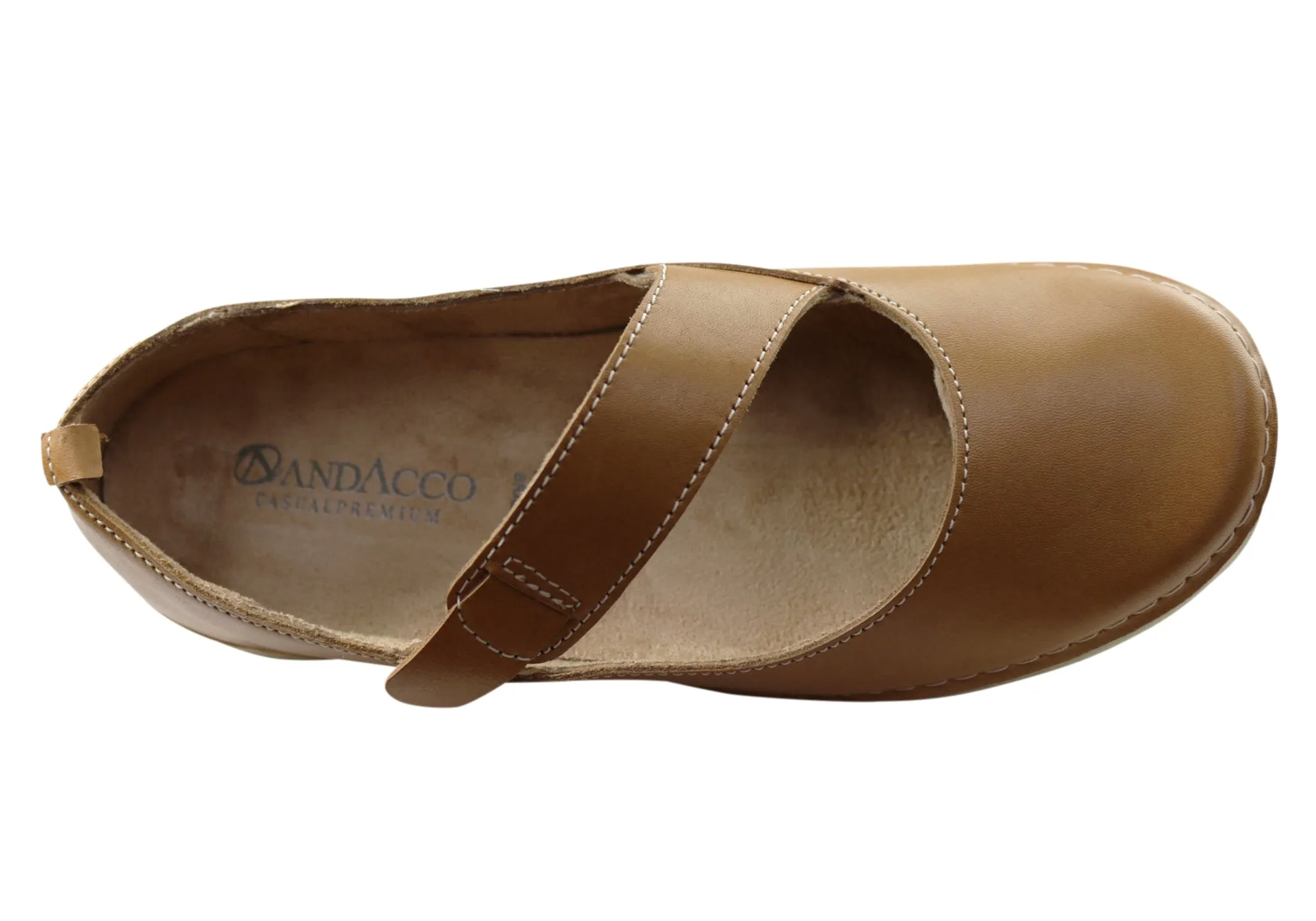 Andacco Oatley Womens Comfortable Leather Shoes Made In Brazil