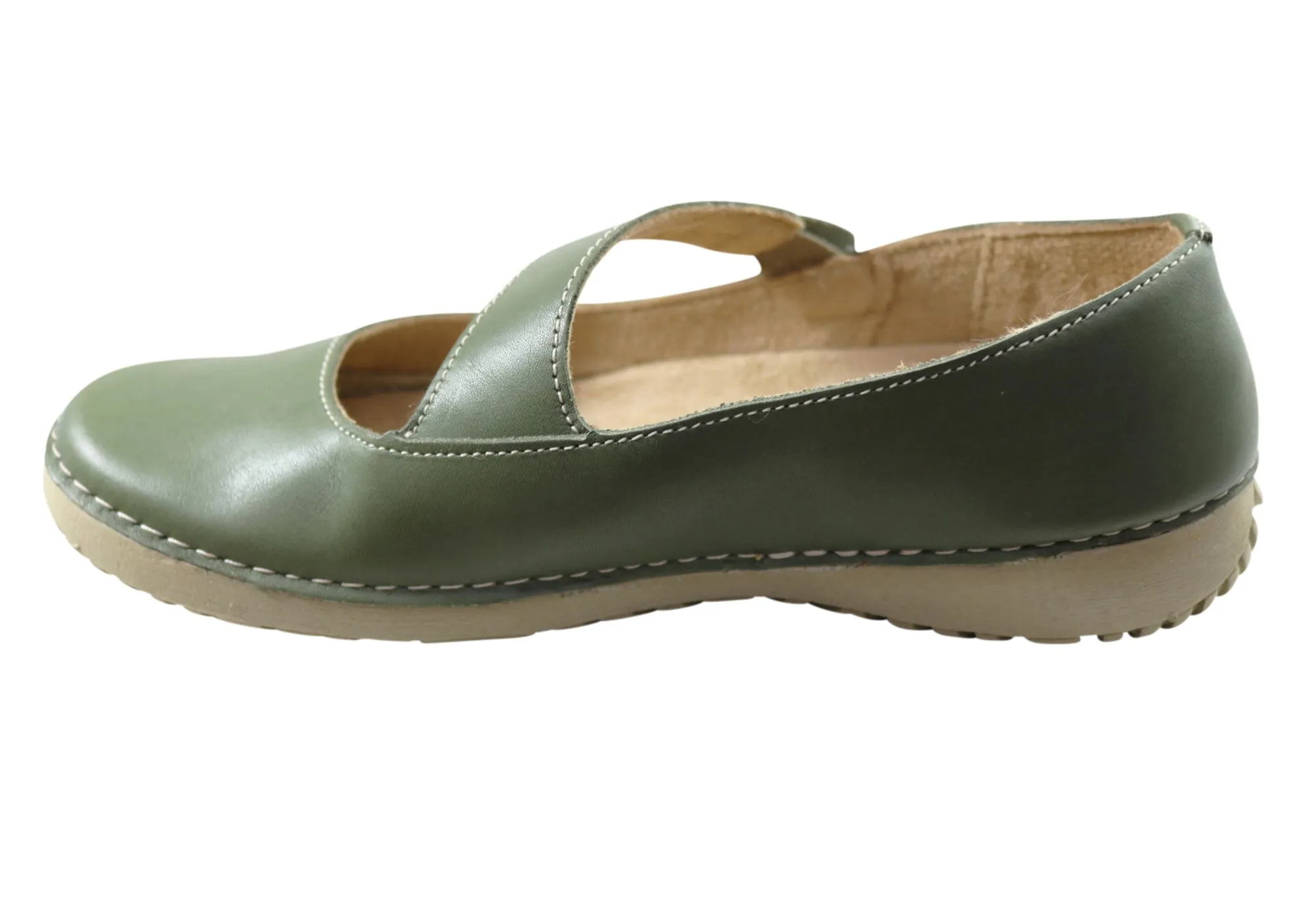 Andacco Oatley Womens Comfortable Leather Shoes Made In Brazil