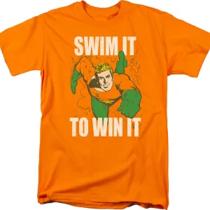 Aquaman Swim It To Win It DC Comics T-Shirt