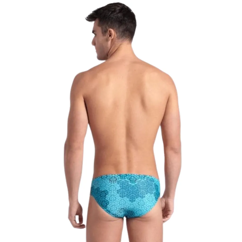 Arena Camo Kikko Brief - Navy/ Multi