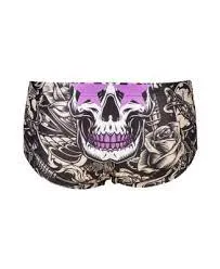 arena Crazy King Skull Low Waist Swim Short