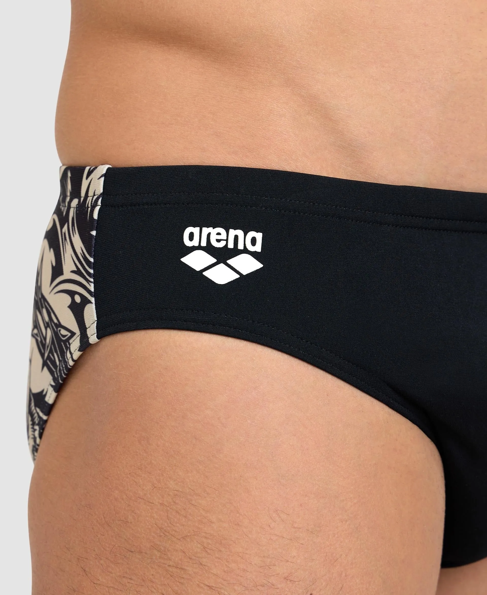 arena Crazy King Skull Swim Brief