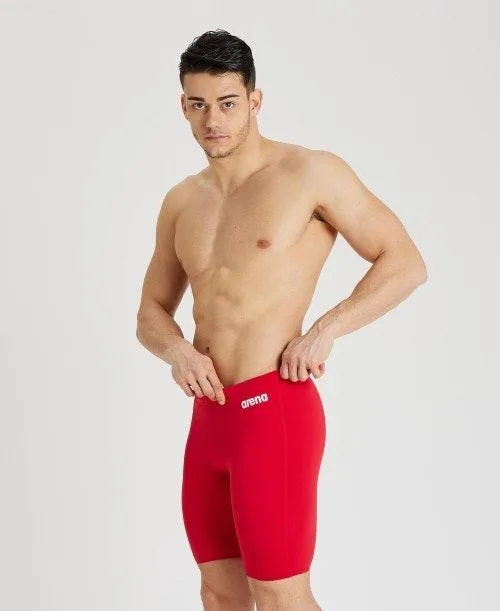 Arena Team Men Swim Jammers Quick Dry 50  UV Protection Athletic Swimsuit - Red