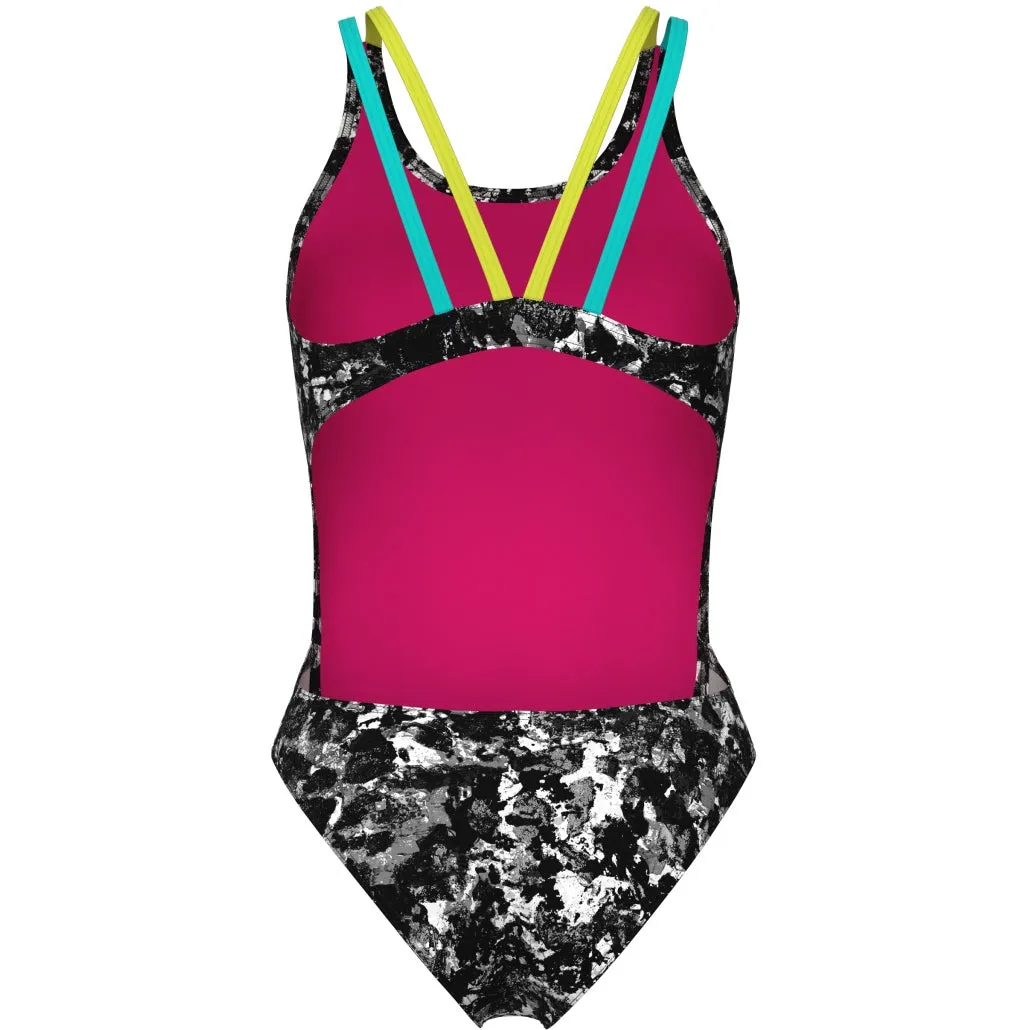 arena Women's Rockin Swim Tech Mulit One Piece Swimsuit