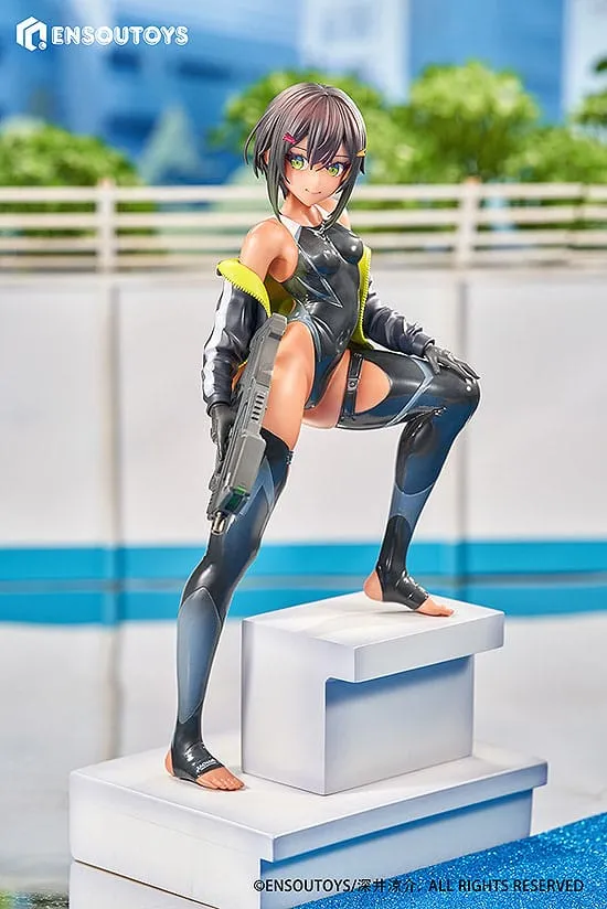 arms note statue 1/7 swim team bucho-chan 22 cm  statues  anime  statue